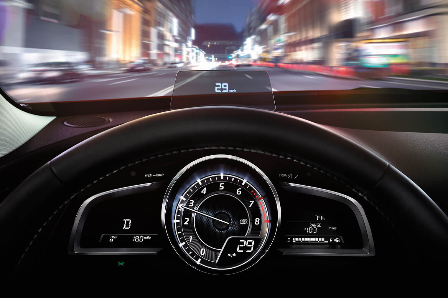 2017 Mazda CX-3 display