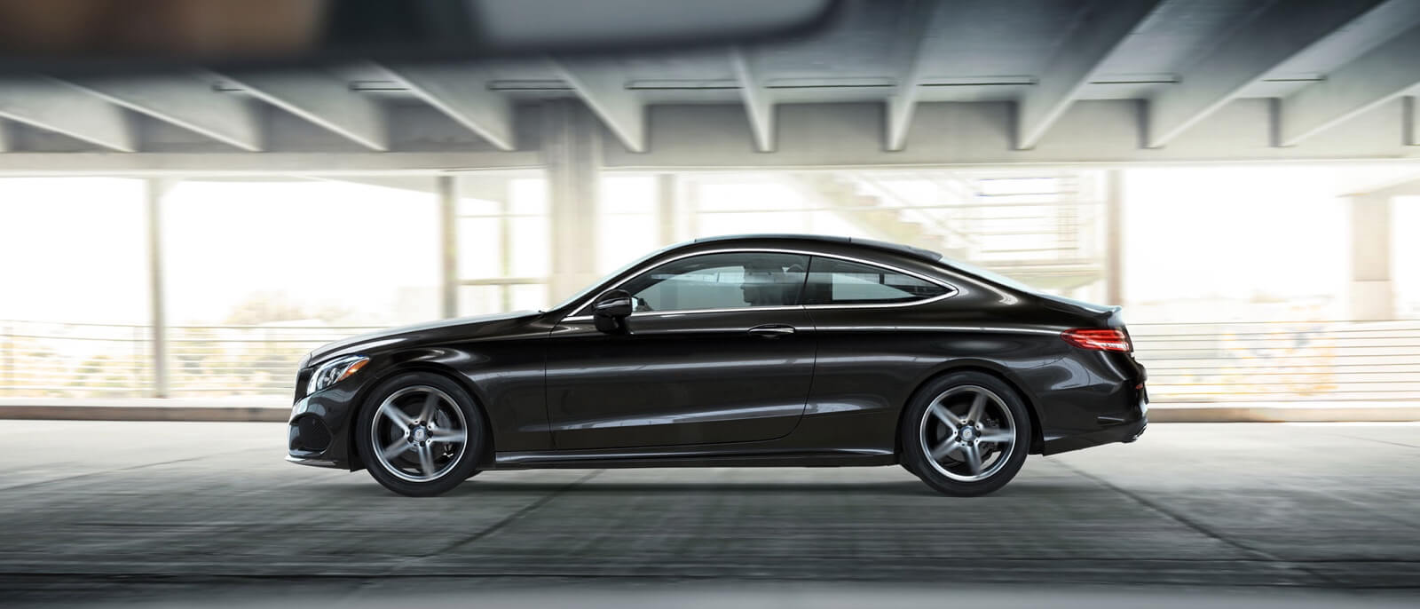 2017 Mercedes-Benz C-Class Coupe dark exterior