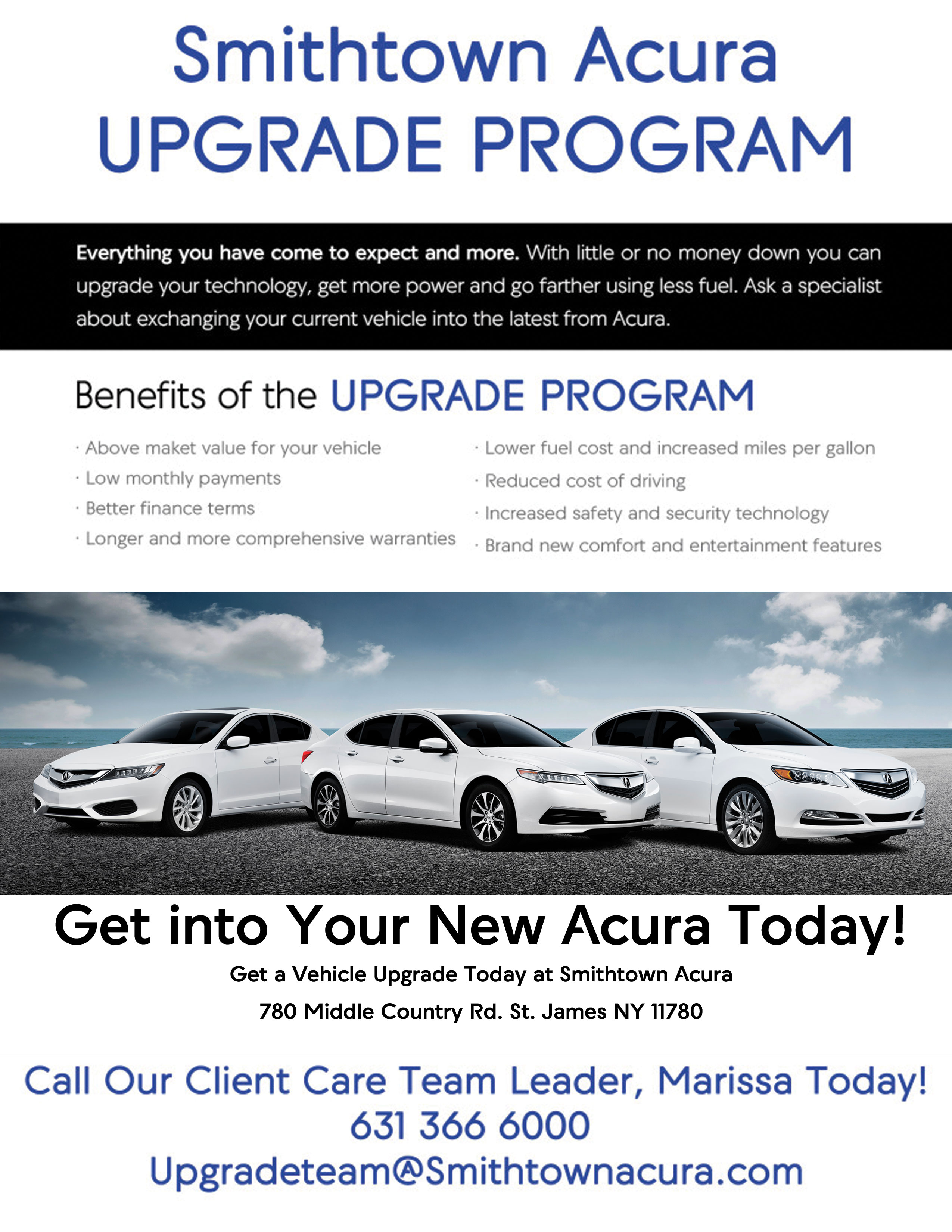 upgrade program smithtown acura