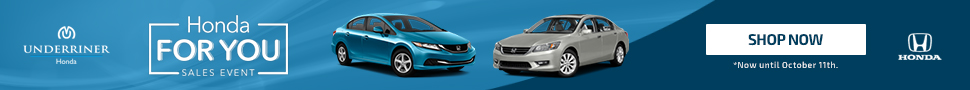 Underriner Honda For You Sales Event