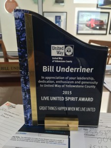 Bill Underriner United Spirit Award