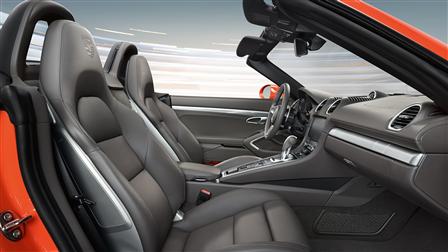 2017 Porsche 718 Boxster interior